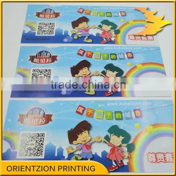 Anti Tamper Ticket, Variable Data, QR Code Ticket, Concert Ticket, Serial Number Printing photo-3