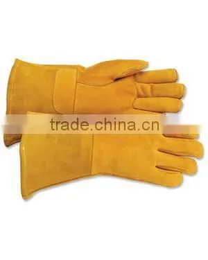 Welding Gloves in Yellow Color