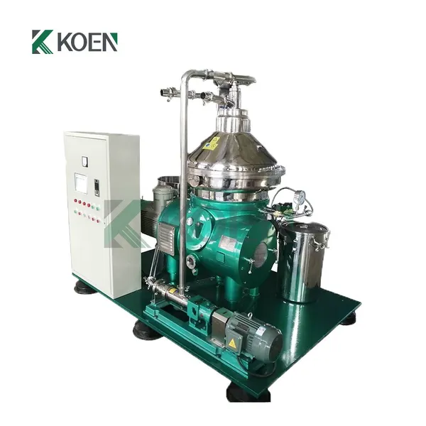 New Type Fuel Diesel Oil Water Solid Three Phase Industrial Disc Centrifuge Separator