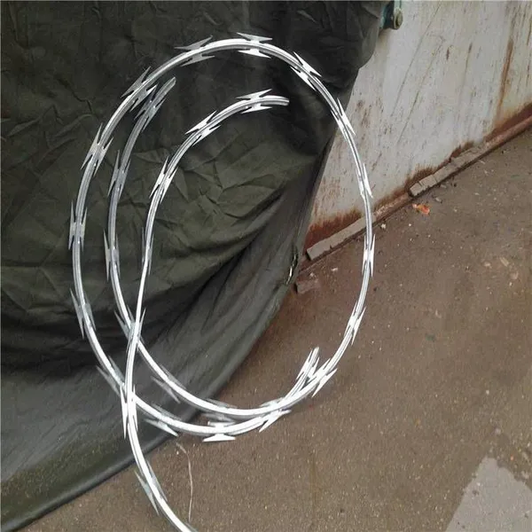 450mm Coil Diameter Concertina Razor Barbed Wire for Sale Steel Wire Galvanized