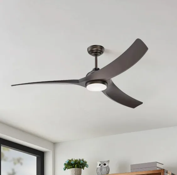 52 Inch Fan Light/lamp DC Motor Tri Color Dimming Silent Ceiling Fan Light American Style（Wechat:13510231336）