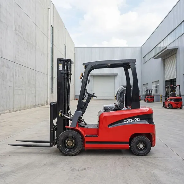 Electric Forklift Truck Lithium Battery 2 Ton Rated Load High Lift Warehouse Logistics Material Handling Equipment photo-2