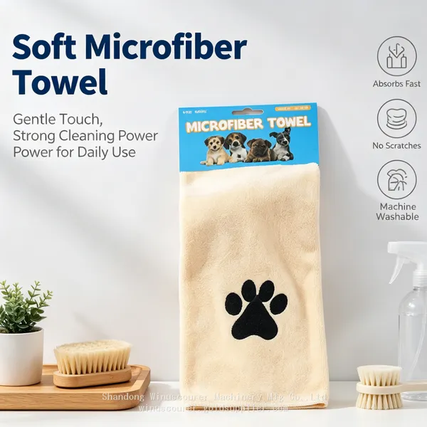 Edgeless Microfiber Towel Factory High Density Lint‑Free Microfiber Cloth for Car Detailing Kitchen Cleaning photo-3