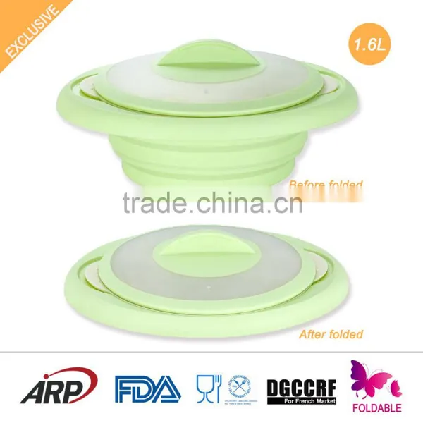 Cheap Non-stick High Temperature Resistant Silicone Food Steamer photo-6