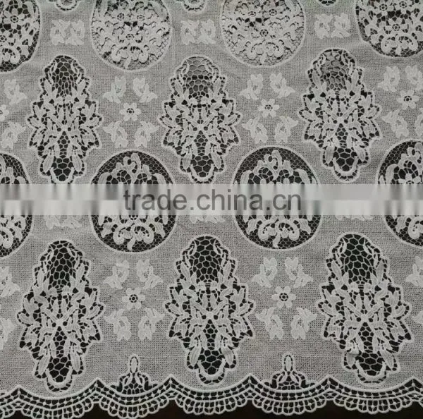 Wholesale New Lace Dress Design Polyester Lace Chemical Lace Fabric photo-3