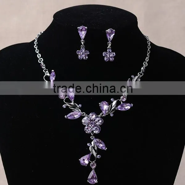 Romantic Hot Noble Wholesale Fashion Jewelry Set Bride Jewelry Set photo-3