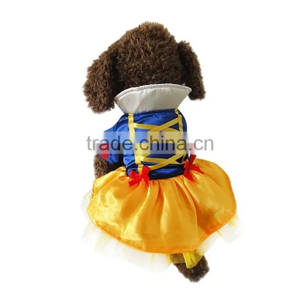 Silk Cloth Fabric Soft Wool Lining Snow White Pet Clothes Dog Apparel photo-2