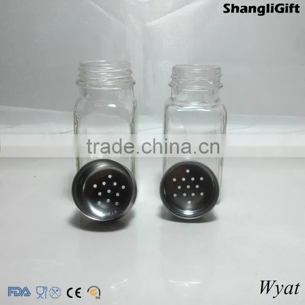 Wholesale Square Glass Condiment Jars 80ml 3oz photo-4