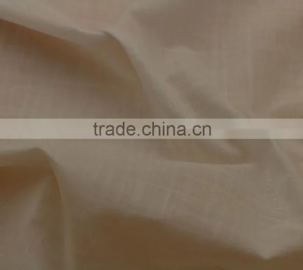 Spring Summer Men Shirt Hot Selling 60S 100% Cotton Solid Slub Fabric photo-3