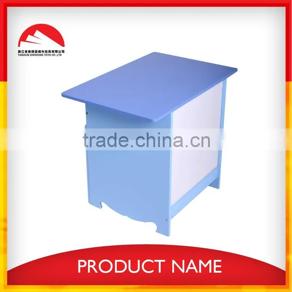 Blue Wooden Kids Separable Study Table With Drawer photo-4
