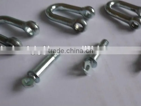 Manufacturer Price Galvanized European Type Dee Drop Forged D Shackle 4-25mm in China Rigging Hardware photo-2