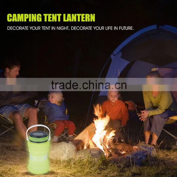 IP67 Camping Solar Lantern With Collapsible Storage Bottle