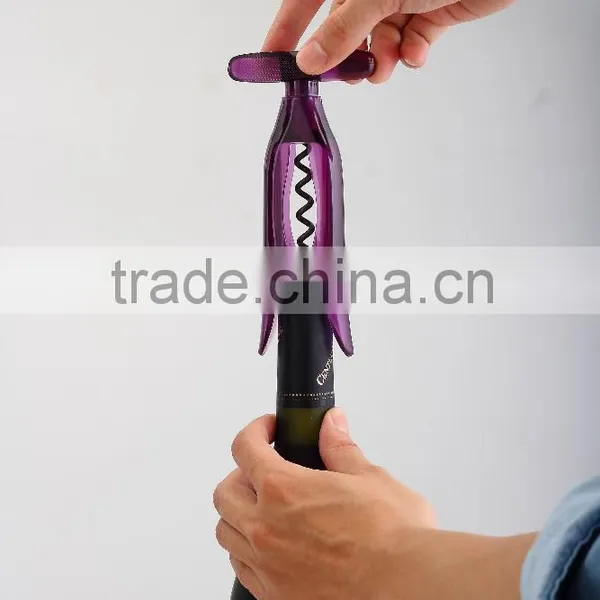 S/S+AS 15.5*7.5*2 Colorful Kitchen Utensil Wine Opener/cork Screw photo-3