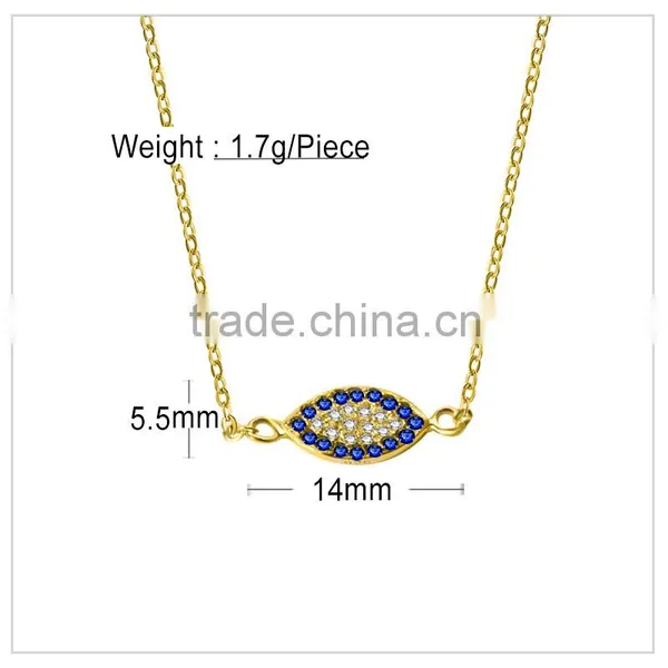 Latest Arrival Good Quality Sterling Silver Gold Necklace Designs in 3 Grams From China Manufacturer photo-3