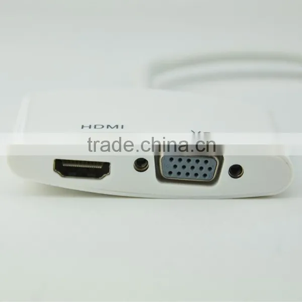 Wholesale Gold Plated dp to Hdmi Vga Adapter for Hdtv Monitor photo-3