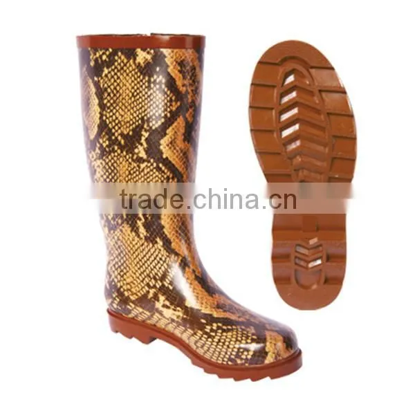 Cheap Cowboy Ladies Long Rubber Boots