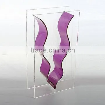 Modern Design Lovely Shape Home Decoration Clear Acrylic Flower Vase photo-3