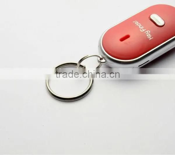 Whistle LED Sound Control Find Flash Beep Lost Key Chain Locator Finder