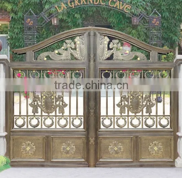 The New High Quality Aluminum Sliding Gate/main Wrought Iron Gate for Homes photo-5