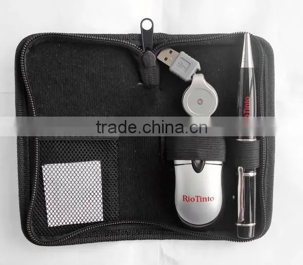 New Business Gift Universal Usb Travel Kit With Mini Mouse USB Pen photo-5