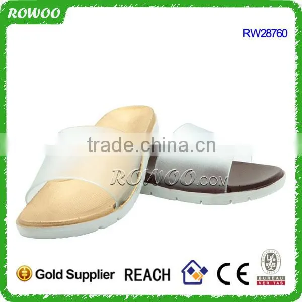 Transparent Lady Indoor Pcu Slipper for Footwear and Promotion,light and Comforatable photo-6