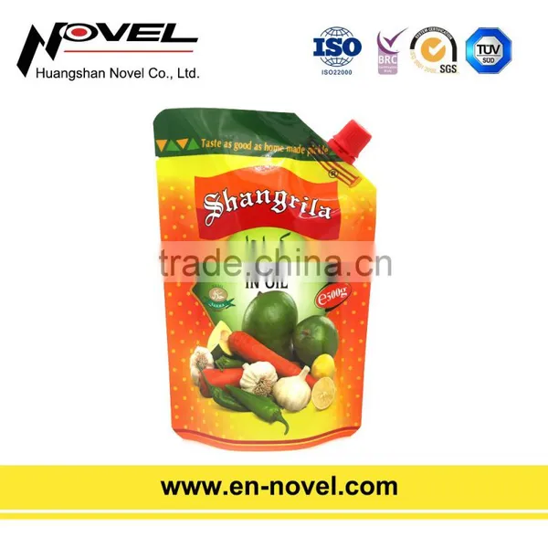 No Leaking Stand Up Pouch With Spout for Oil Packaging photo-2