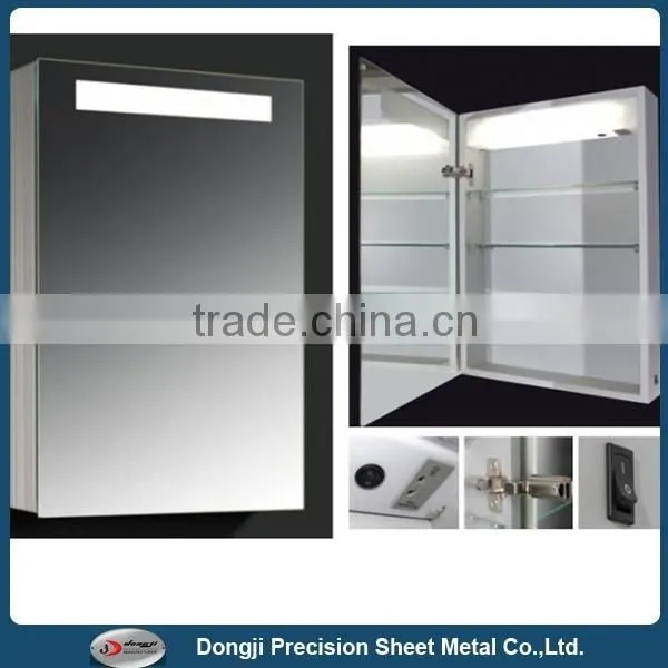 Stainless Steel Bathroom Wall Mount Mirror Cabinet
