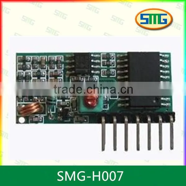 SMG-H004 DC3v-5V 15mA Learning Code 433.92mhz Remote Control RF Receiver Module photo-5