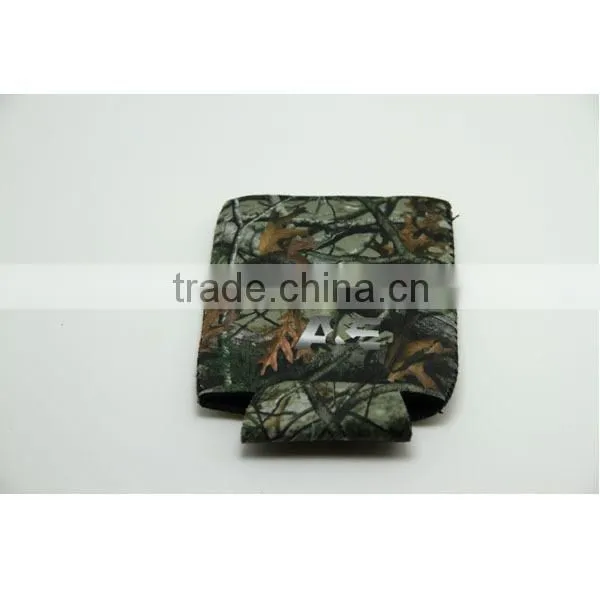 2015 New Design High Quality Camo Beer Can Cooler Holder