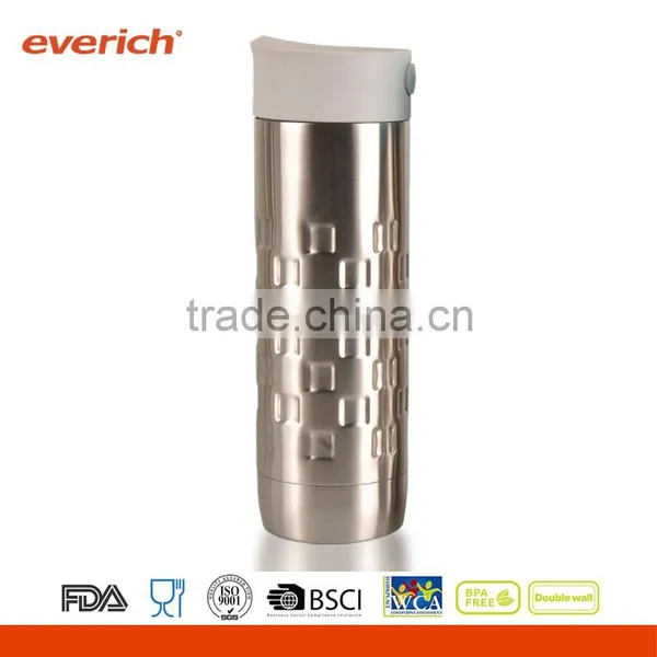 Everich Double Wall Insulation S/S 18/8 One Touch Open Lid Stainless Vacuum Flask photo-2