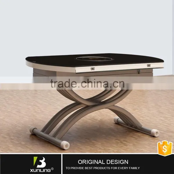 Simple High Lift Metal Coffee Table Folding Tea Table photo-2