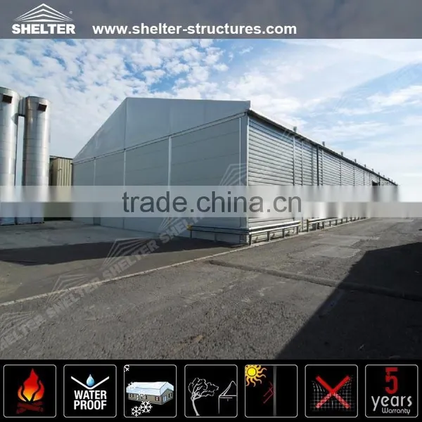 Sturdy Warehouse Tent With Sandwich Panel Wall for Temporary Storage photo-4