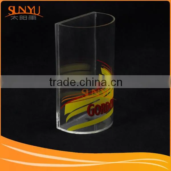 Plexiglass Products Clear Acrylic Wine Box With Logo