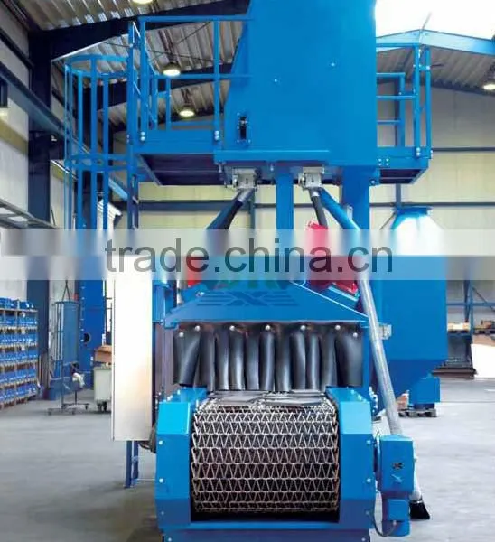 Shot Abrator Descaling The Best Favorable Mesh Belt Casting Automatic Abrator RFQ
