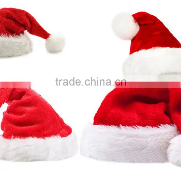 Woollen Plush Santa Hat High Quality Christmas Decorating Christmas Hat photo-4
