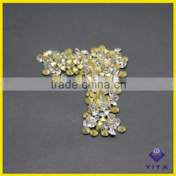 A Quality Point Back Rhinestone Super Shining White Crystal Diamond for Fashion Jewelry Quality Choice photo-3