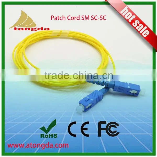 Optical Jumper Cord 3M SC SC Simplex Patch Cord 2.0mm PVC photo-2