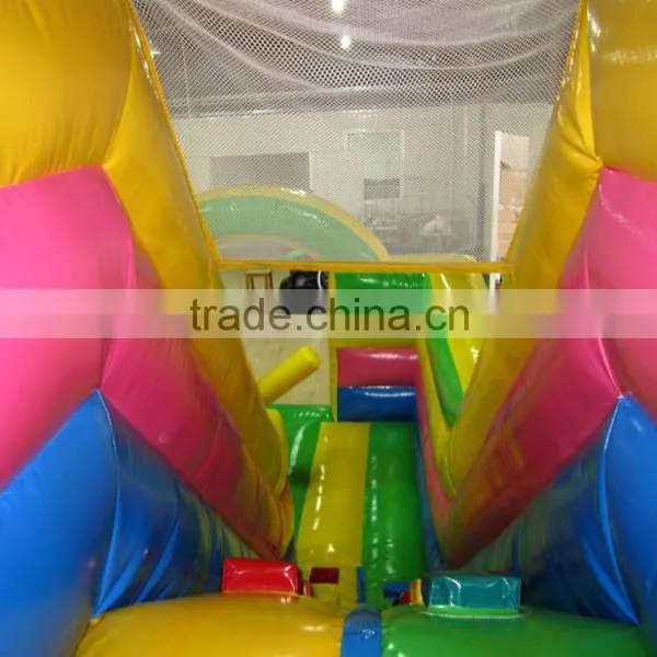 Popular Custome Lanqu Inflatable Obstacle Course Combo for Kids photo-5
