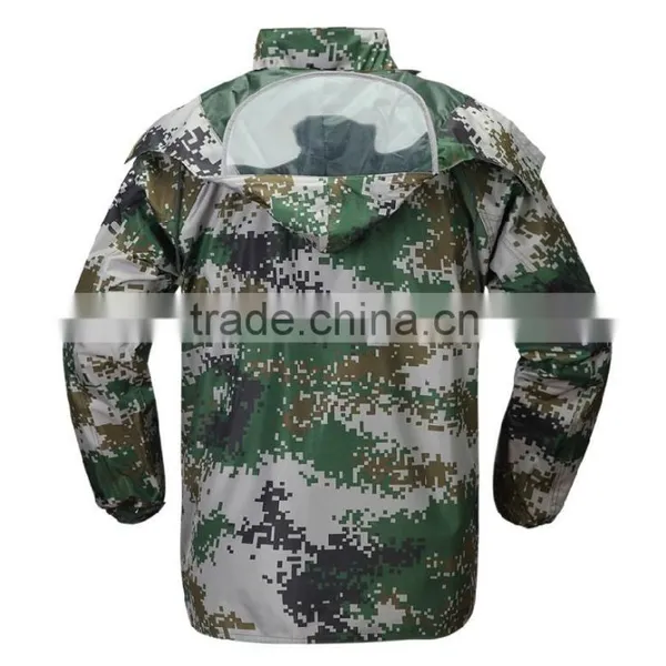 Super Waterproof Camouflage Eco-friendly Materials Military Raincoat photo-2