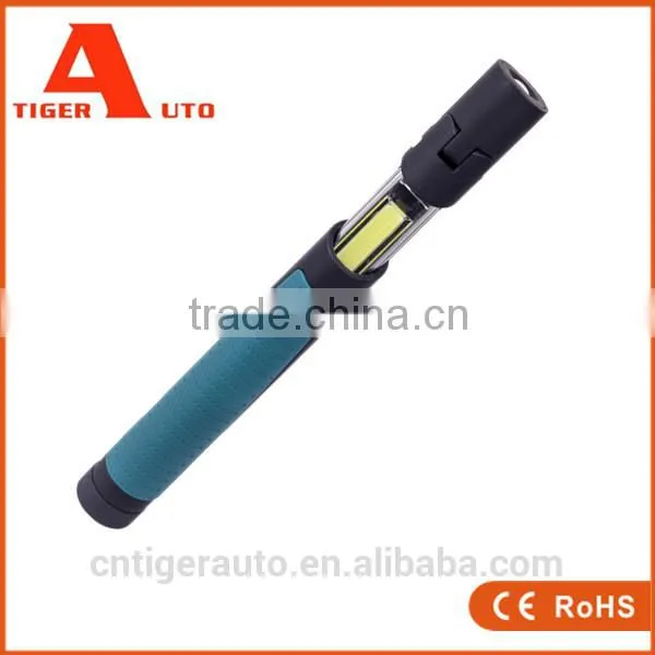 High Quality Extenable Body Lamp Battery Led Work Lamp With Foldable Torch photo-5