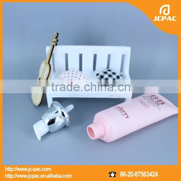50 ml Pink Pump Cream Tube, Cosmetic Tube With Airless Pump photo-3
