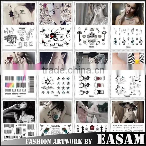 Easam Hot Temporary Tattoo Sticker With 56 Designs photo-3