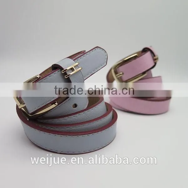 Fashionable Colorful Skinny Belts for Women in Wholesale photo-2