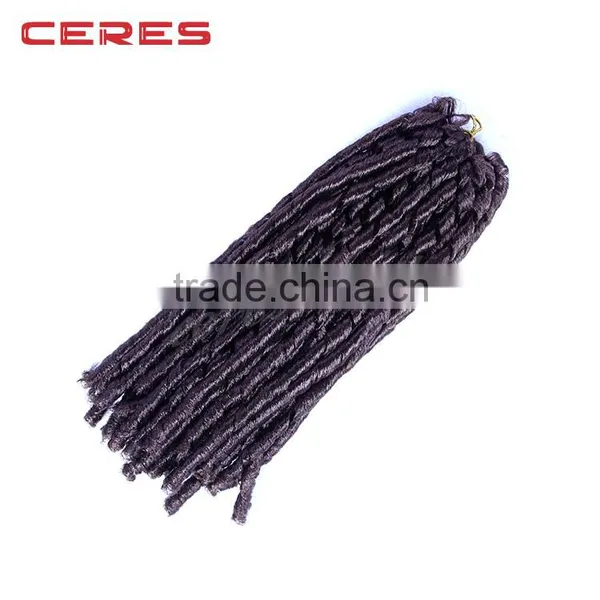 Cheap Wholesale Price Ebony Soft Dread Lock Synthetic Braiding Hair Extension Quality Choice photo-4