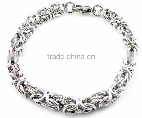AB174 Hand-knitted Bracelet, Fashion Stainless Steel Bracelets for Summer