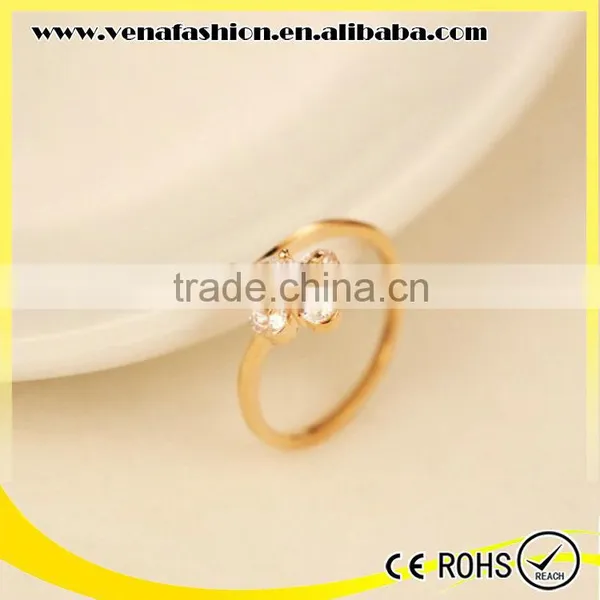 1pc White Zircon Ring, White Zircon Engagement Rings photo-3