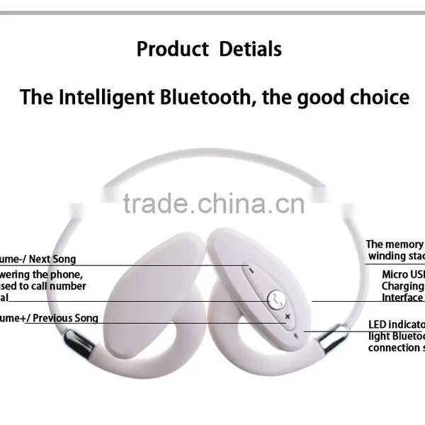 Stereo Wireless Bluetooth Sports Headset Earphone Headphone for Samsung IPhone photo-5