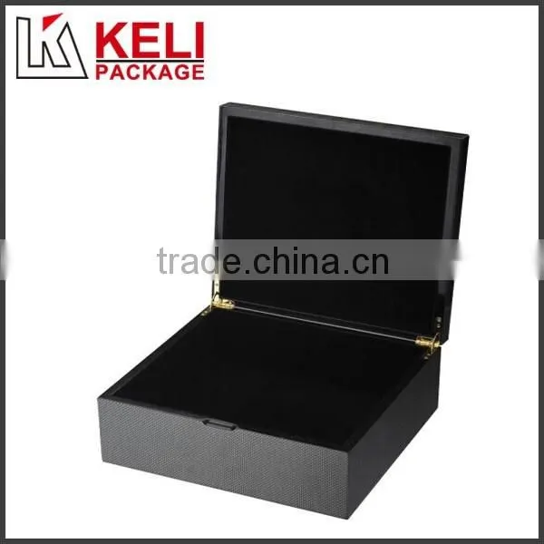 High Quality Grainy Paper Customized Wooden Tea Box photo-2