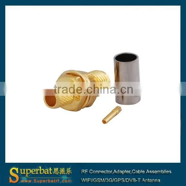 SMA Crimp Jack Bulkhead Connector for LMR195 PRICE HOT SALE photo-2