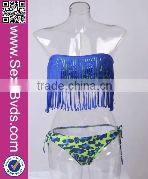 Wholesale Women Halterneck Swimwear Micro Rhinestone Bikini Connector photo-4